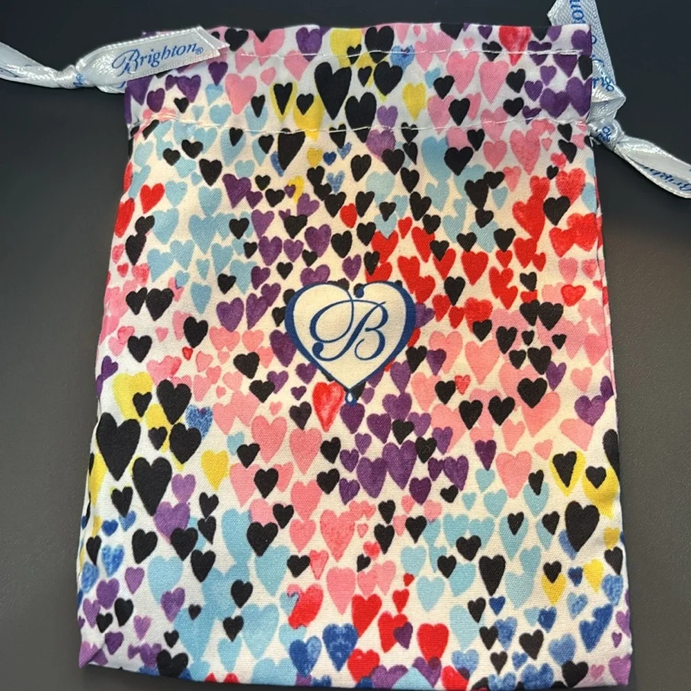 RETIRED BRIGHTON FLORAL REVERSIBLE NECKLACE SET - Picture 4 of 4